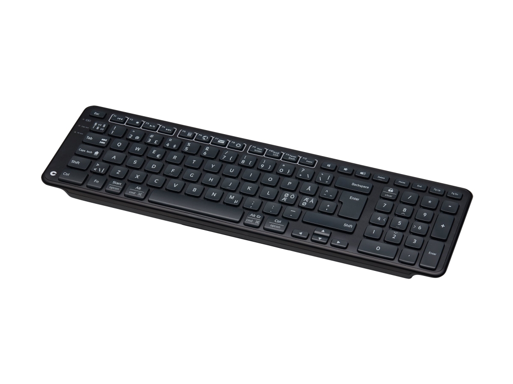 Contour Balance - Tangentbord - trådlös - USB, 2.4 GHz - hela norden - svart | Datorer & Surfplattor - Datorer - tillbehör - Tangentbord | GameStuff