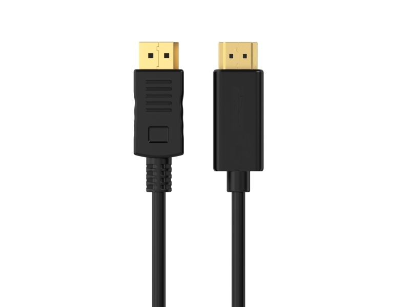 Sinox DisplayPort™ till HDMI™-kabel 2 m svart | Datortillbehör - Kablar & adaptrar - Bildkablar | GameStuff