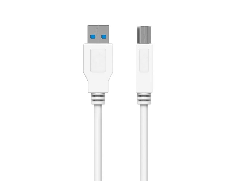 Sinox USB 3.0-kabel. 2m. Hvid | Datortillbehör - Kablar & adaptrar - Adaptrar | GameStuff