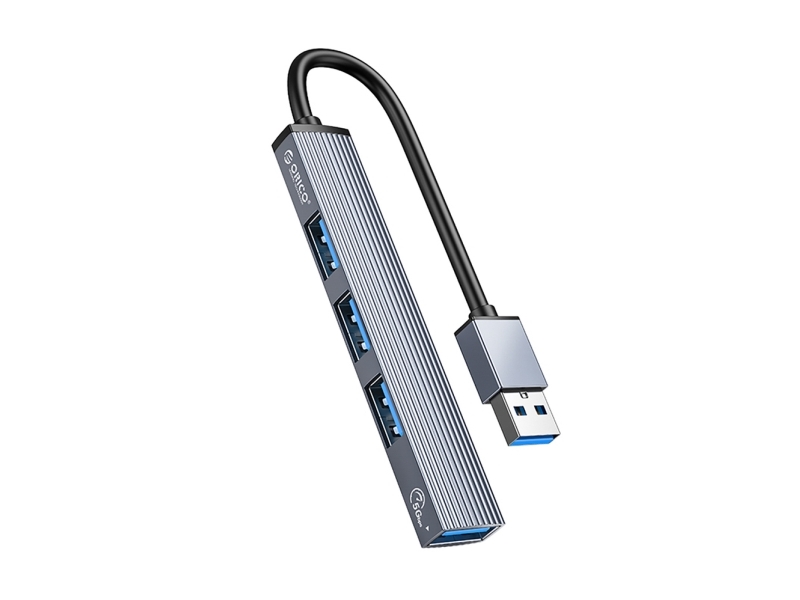 Orico Ah-A13 Usb-A Hub-Dockingstation 1X Usb-A 3.0 + 3X Usb-A 2.0 – Grau