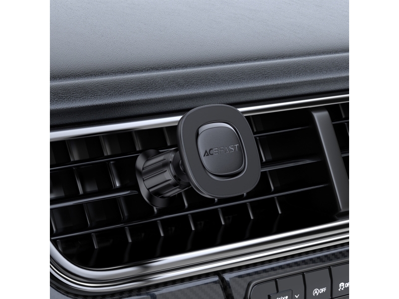 Acefast Magnetisk Telefonholder Acefast D44 Til Ventilationsgitter – Sort