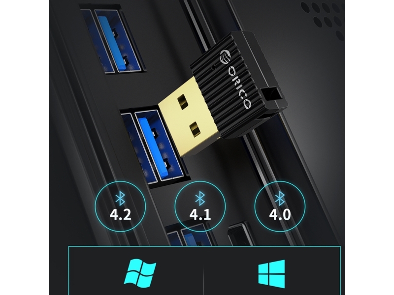Orico Bta-508 Bluetooth 5.0 Usb-A Adapter - Schwarz