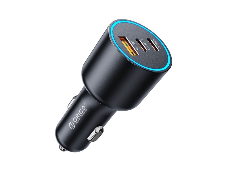Orico Autoladegerät Hyperdrive 165W Usb-A + 2X Usb-C - Schwarz
