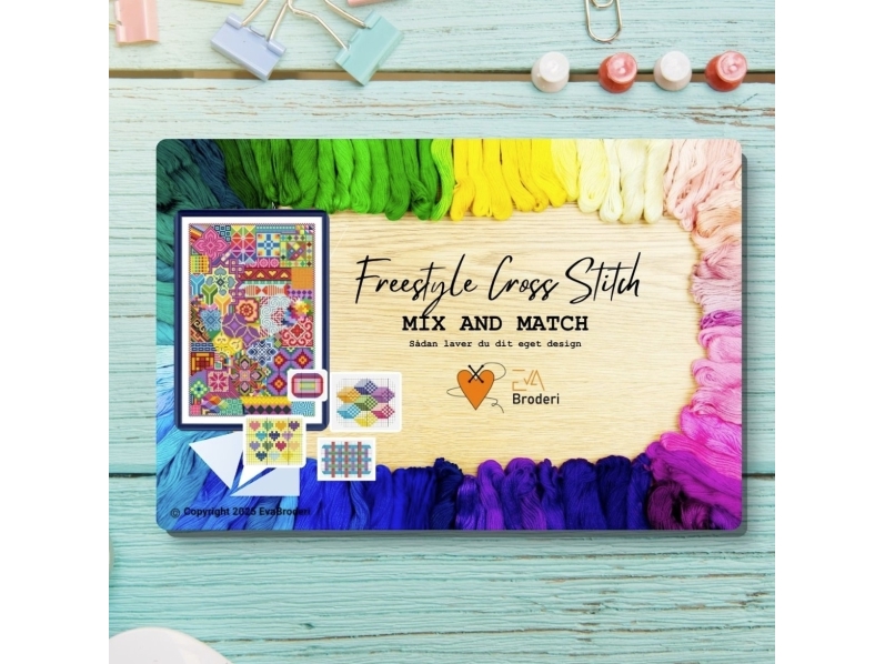Freestyle Cross Stitch Mix and Match, sådan laver du dit eget design | Esther van Aardenne