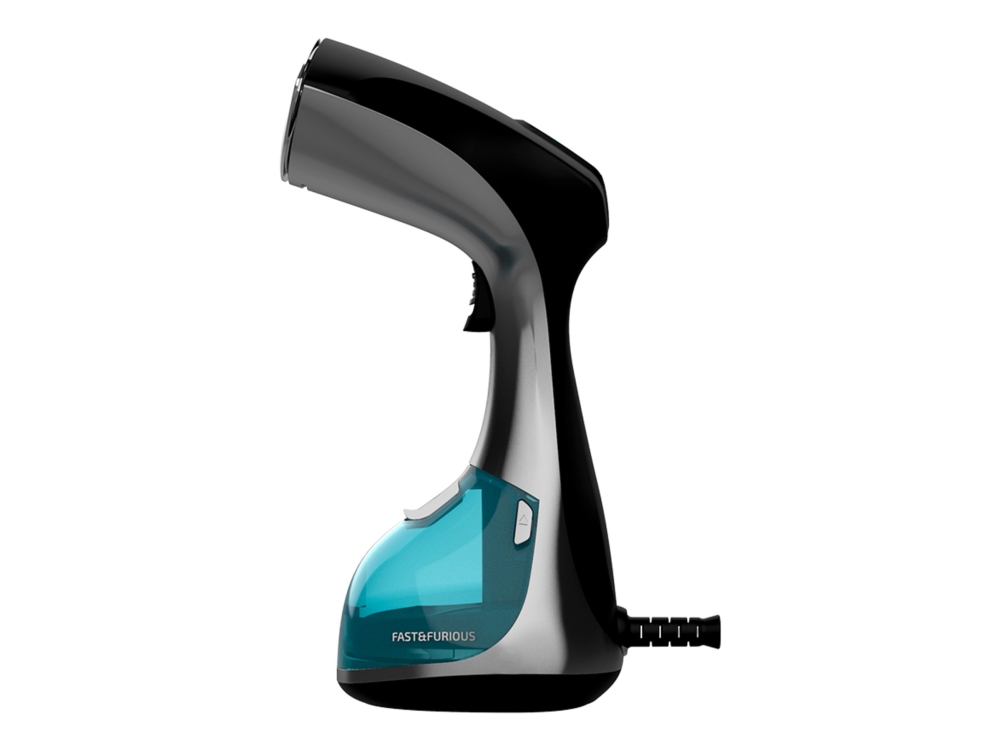 Cecotec Fast&Furious 4050 X-Treme, Tragbare Dampfbürste, 0,265 L, 0,2 Min, Schwarz, Grau, Türkis, Tasten, 35 G/Min