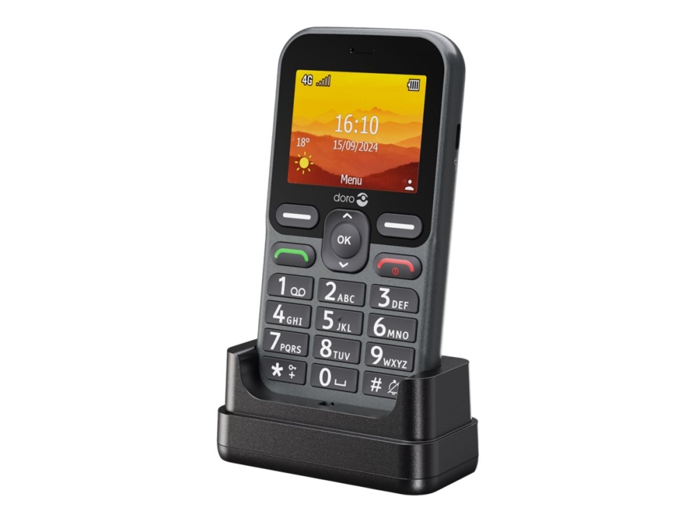 Doro Leva L11s, Balken, Single Sim, 6,1 Cm (2.4"), 2 Mp, 1150 Mah, Graphit