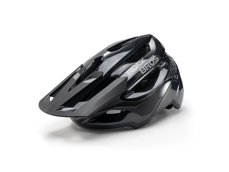 Rockbros Fahrradhelm Rockbros Lk-99 Für Mountainbike Mit Verstellbarem Visier Und Magnetischem Verschluss 58–62 Cm - Schwarz
