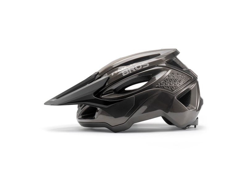 Rockbros Fahrradhelm Lk-99 Für Mountainbike Mit Verstellbarem Visier Und Magnetischem Verschluss 58-62 Cm Titan
