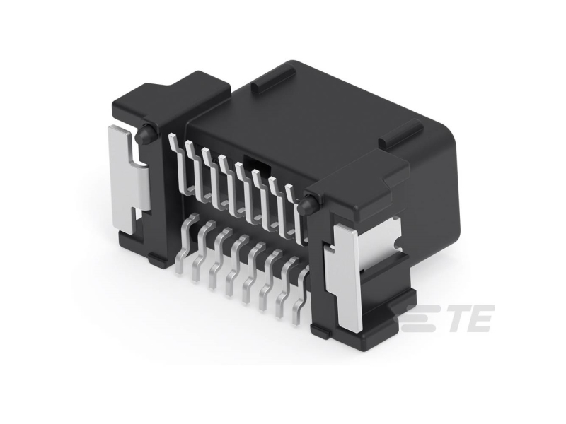 Te Connectivity Printpladestikforbindelse Samlet Antal Poler 16 Rastermål: 2.2 Mm 1717396-2 1 Stk Tube