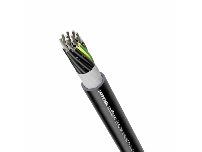 LAPP 26501-500 dragkedjekabel ÖLFLEX® FD ROBUST 3 G 0.75 mm² svart 500 m