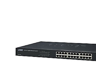 Planet Gsw-2401 Switch Di Rete, Ikke Administreret, Gigabit Ethernet (10/100/1000), Fuld Duplex, Stativ-Montering, 1U