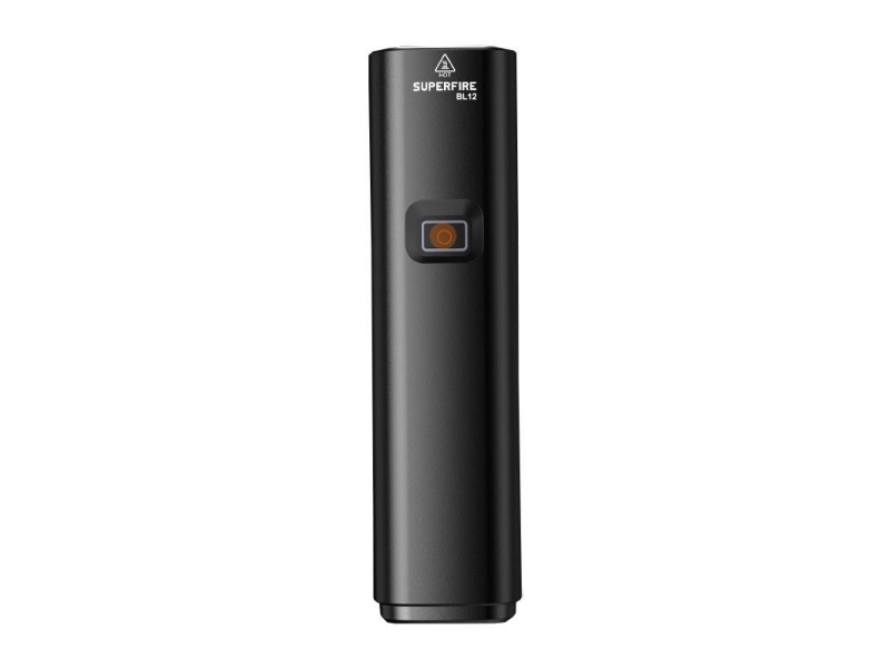 Bicycle flashlight BL12, lav/høj beam, genopladelig USB C, 1200 lm, 2x10W, IP43
