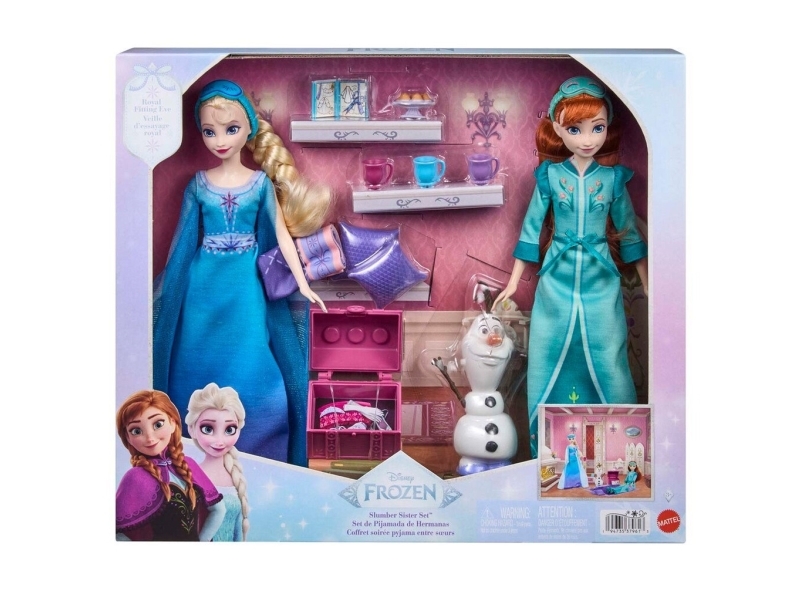 Disney Frozen Slumber Sister Set, Mode Dukke, Pige, 3 År, Pige, 320 Mm, Flerfarvet