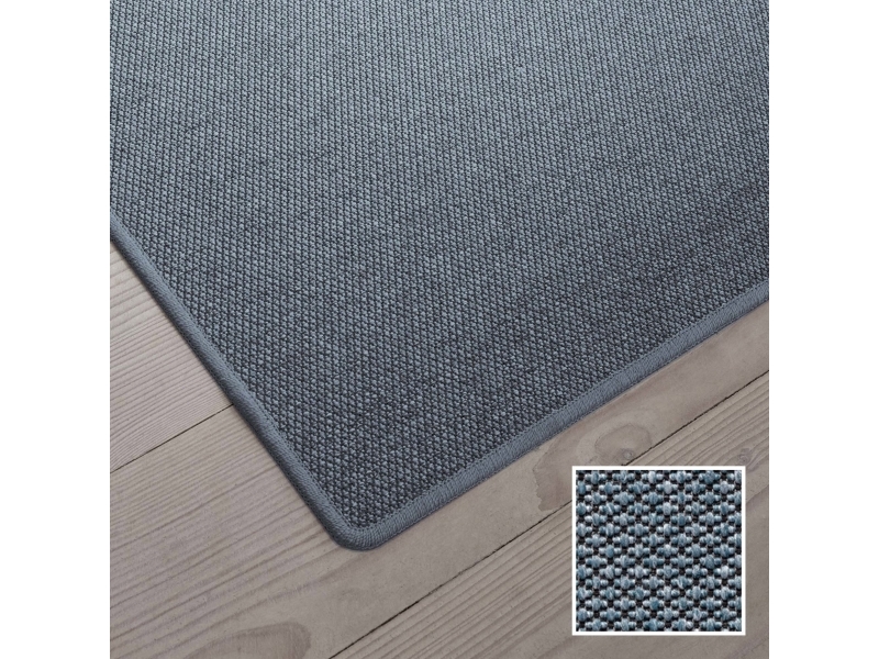 Tæppeløber 70x200 cm, Eco Structure - Turkis