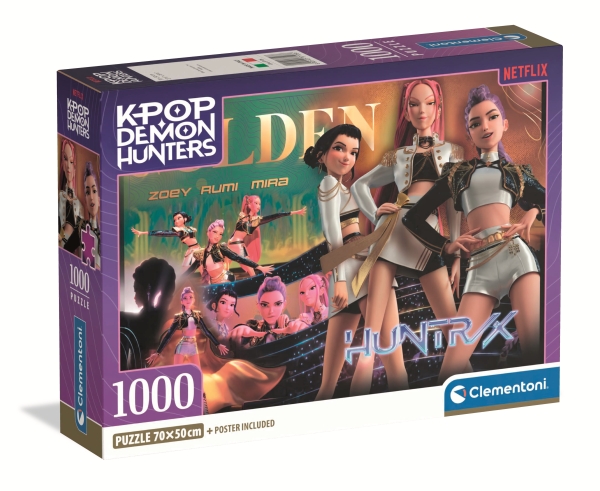 Puzzle K-Pop Demon Hunters 3 - Compact, 1000 Teile