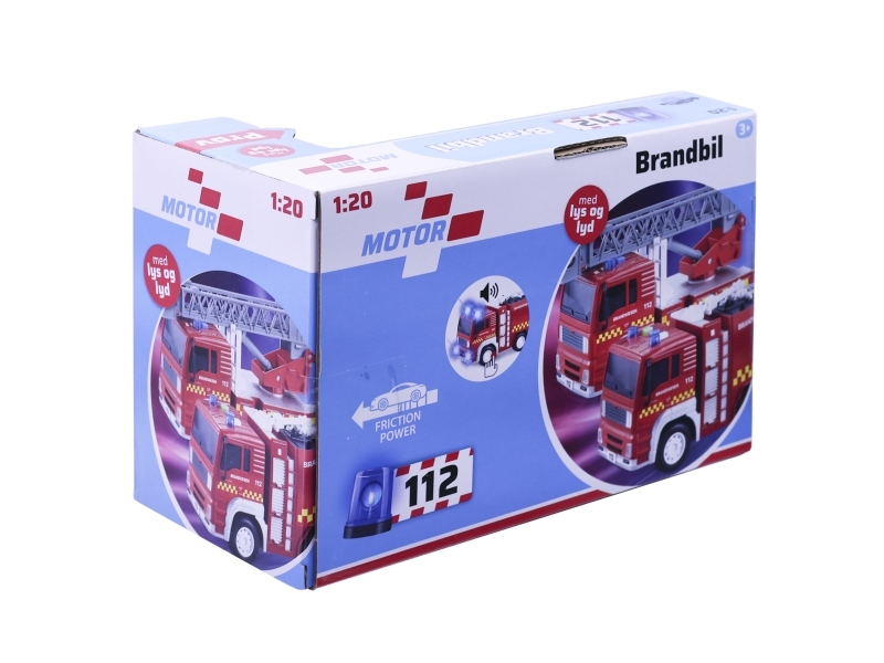 Impulse Toys Feuerwehrfahrzeug M/ Licht Und Sound 18 Cm 2-Ass.