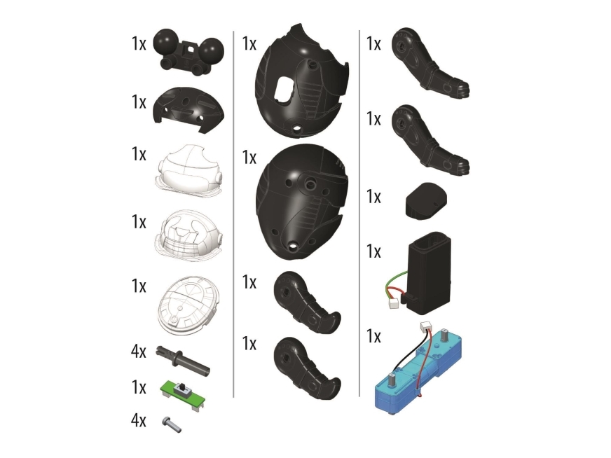 Clementoni - Scence And Play - Robotics - Rollingbot Panda Robot