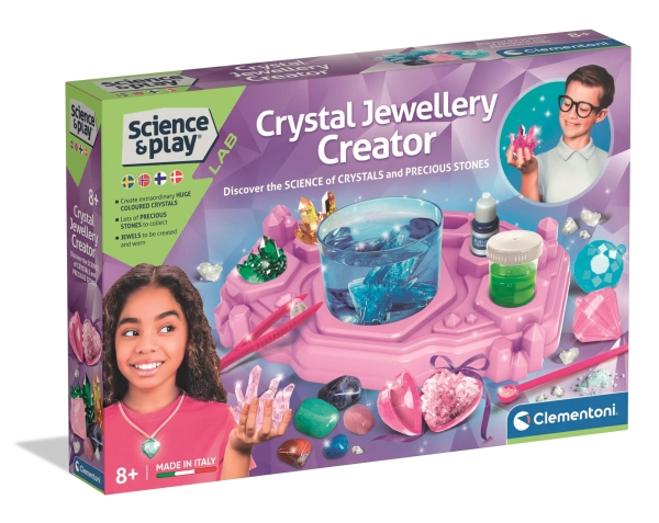 Diy Smykker Med Krystaller - Science & Play - Clementoni