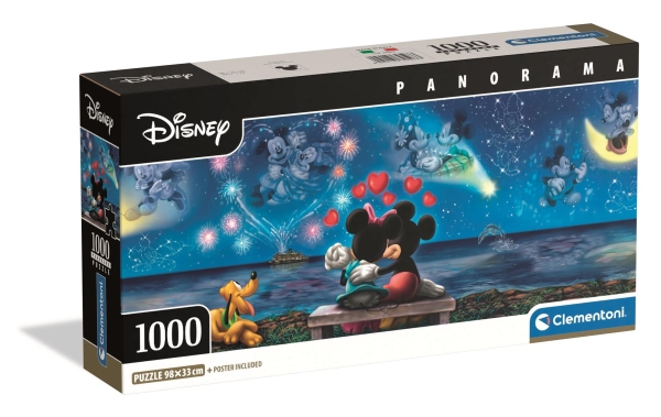 Puzzle „Panorama“ Von Hqc: Mickey &Amp Minnie, 1000 Teile