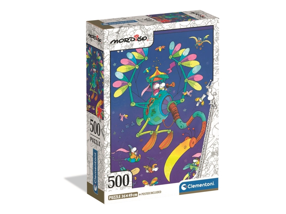 Puzzle Hqc Mordillo Die Reise, 500 Teile