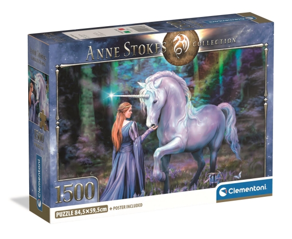 Puzzle Hqc Anne Stokes Bluebell Wood, 1500 Teile