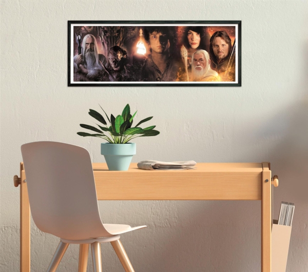 Puslespil Panorama The Lord Of The Rings, 1000 Brikker