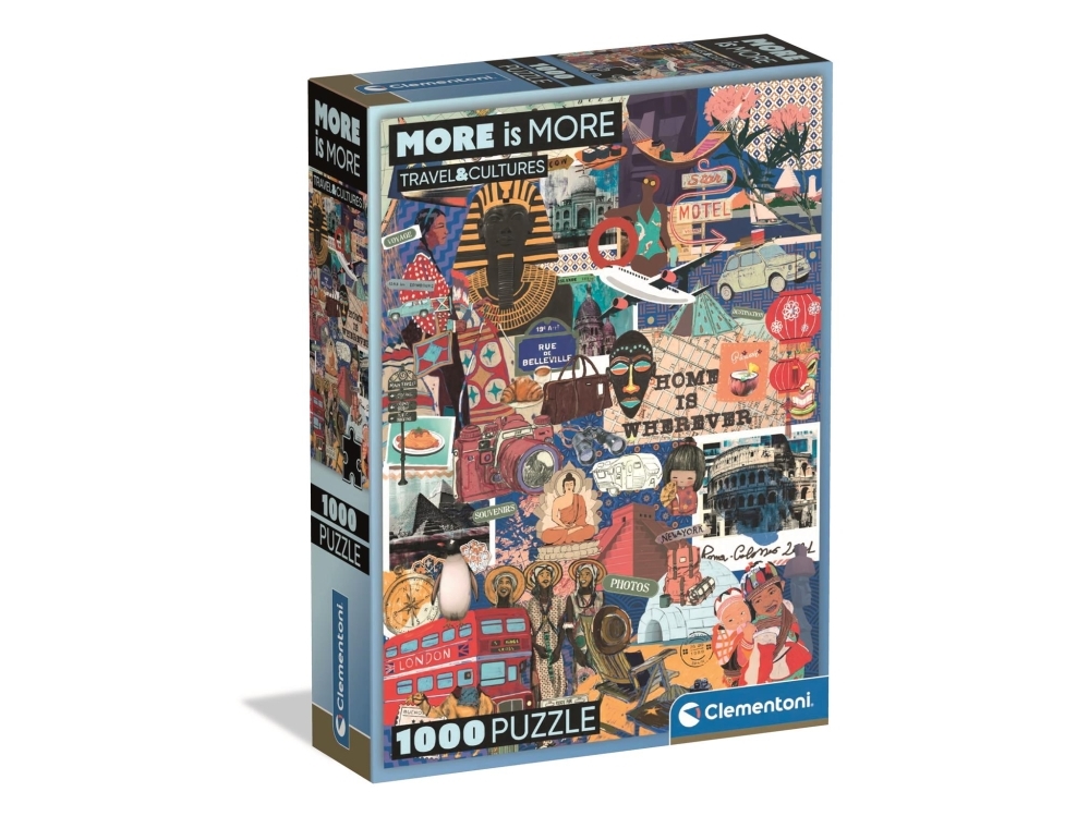 Clementoni Puzzle Compact Reisekulturen 1000 Teile (37072)