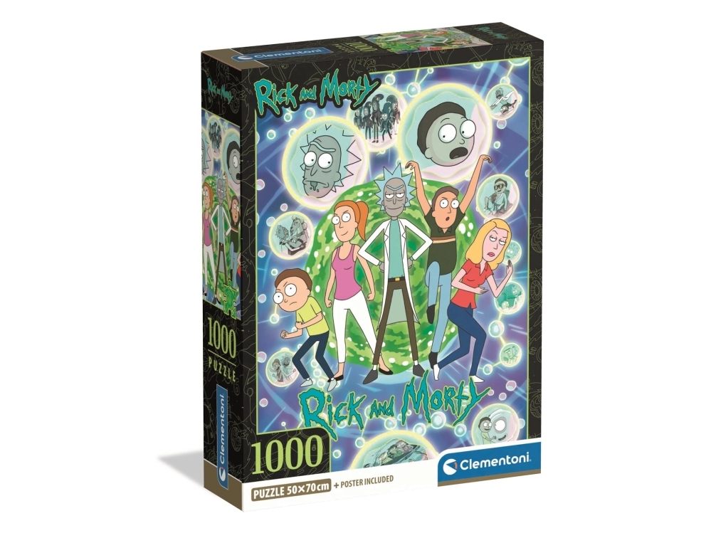 Puzzle „Rick &Amp Morty“ – Compact Box, 1000 Teile