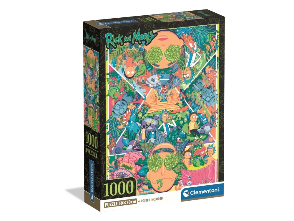 Puzzle „Rick &Amp Morty 2“ – Compact Box, 1000 Teile