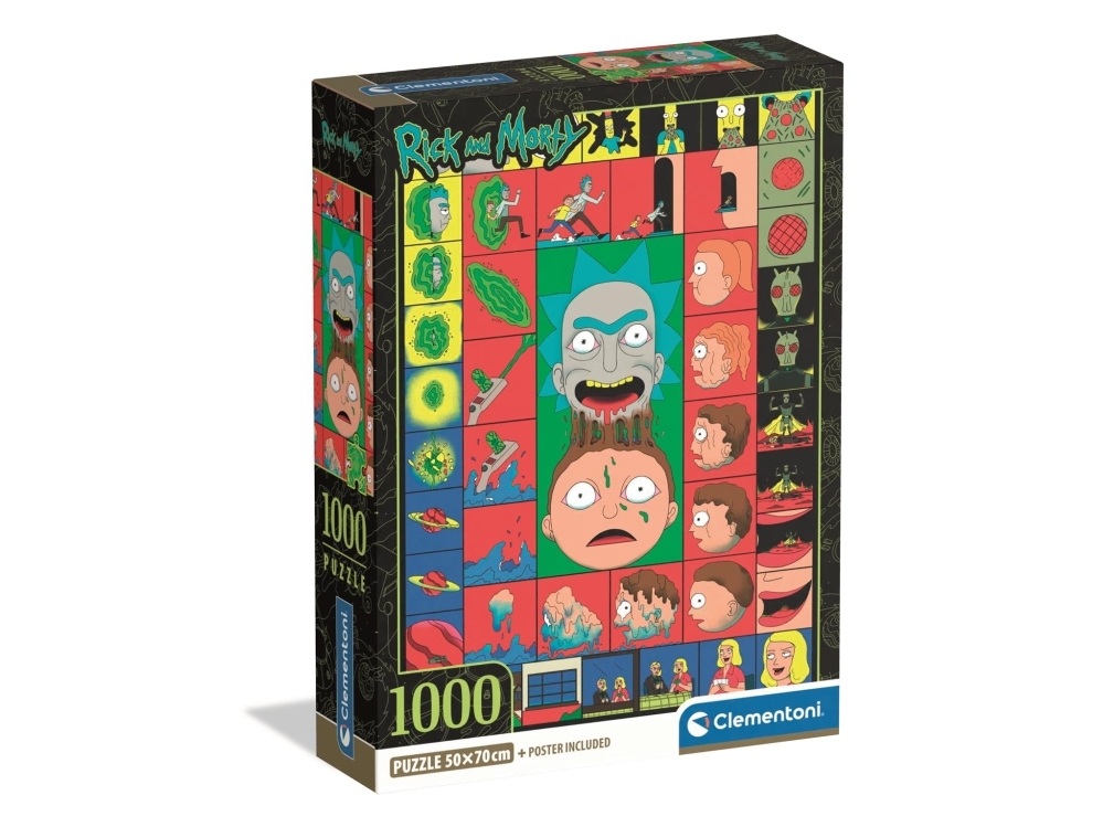 Puzzle „Rick &Amp Morty 3“ – Compact Box, 1000 Teile