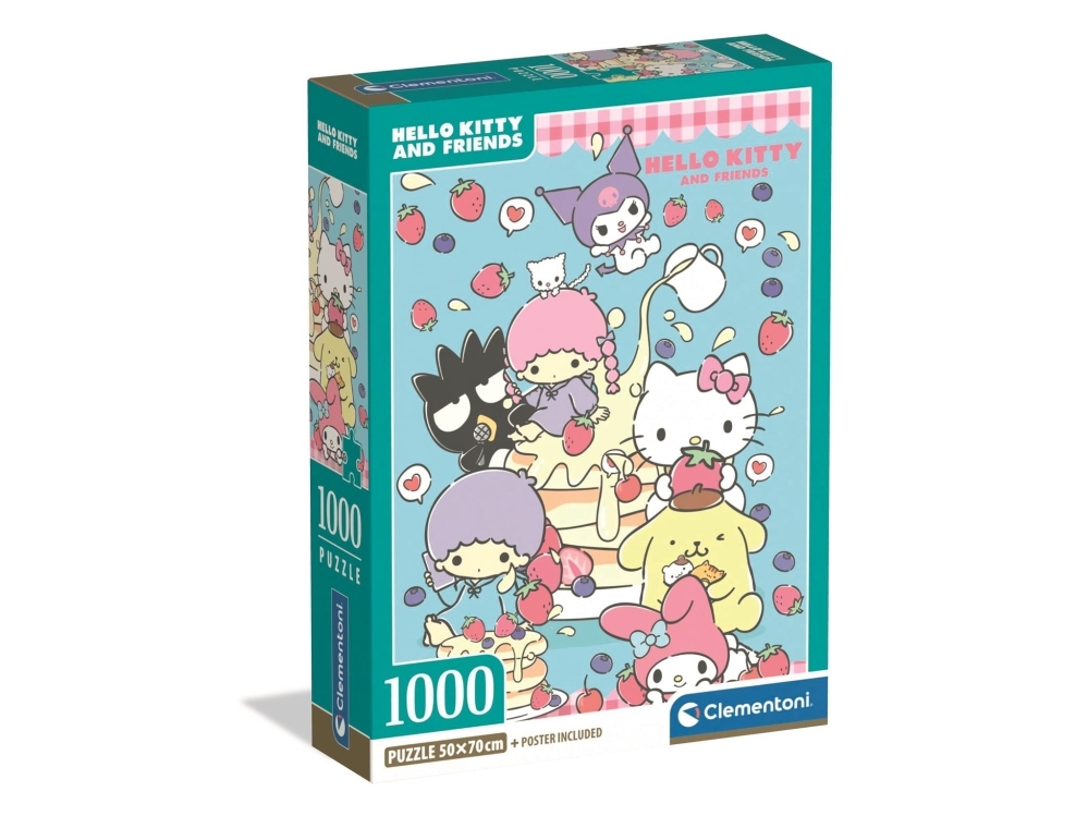 Puzzle „Hello Kitty“ – Compact Box, 1000 Teile