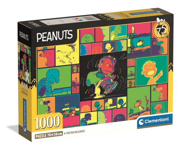 Clementoni Puslespil Hqc Peanuts, 1000 Brikker