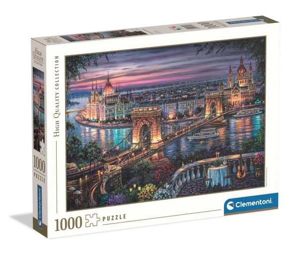 Clementoni Puslespil Hqc Lights Of The Danube 2026, 1000 Brikker