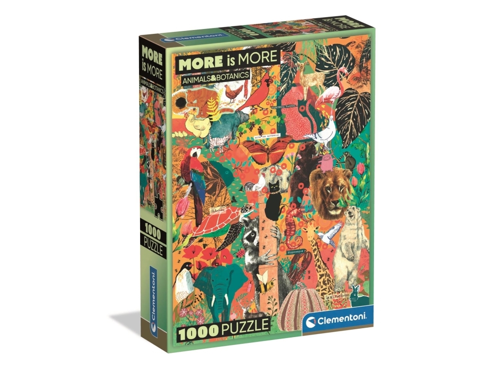 Puslespil More Is More - Animal&Botanics , 1000 Brikker