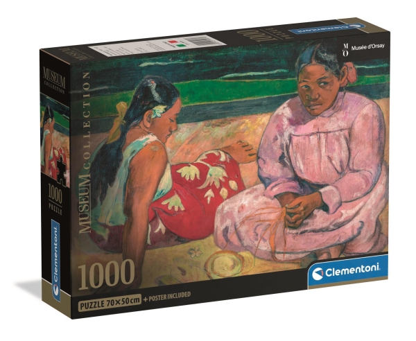 Clementoni Puzzle Compact Museum Gauguin, Femmes De Tahiti 1000 Teile (39975)