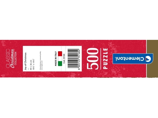Clementoni Puslespil Hqc Joy Of Christmas, 500 Brikker