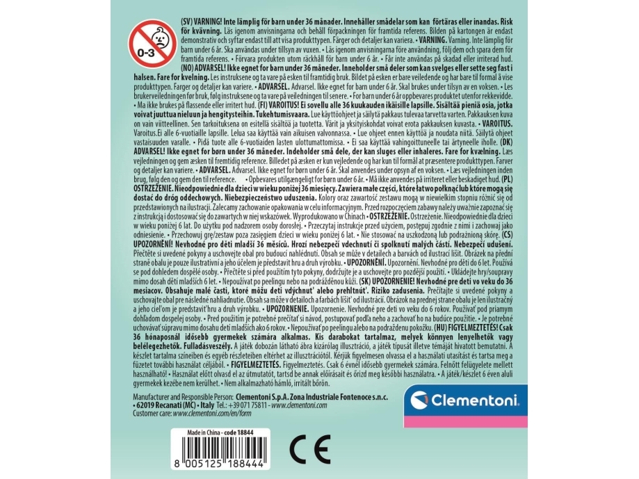 Clementoni - Crazy Chic - Neglelak Til Børn - Lovely - 2 Farver