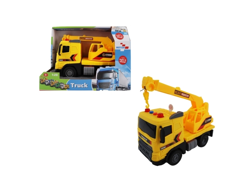 Impulse Toys Kranbil m/lys og lyd 1:20