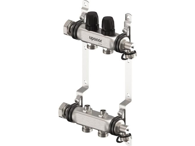 Uponor Vario S fordelerrørsæt 2 kredse. 2 x 3/4 Euro