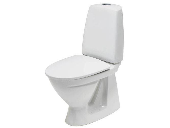 Ifö Sign toilet 6860, hvid indbygget S-lås