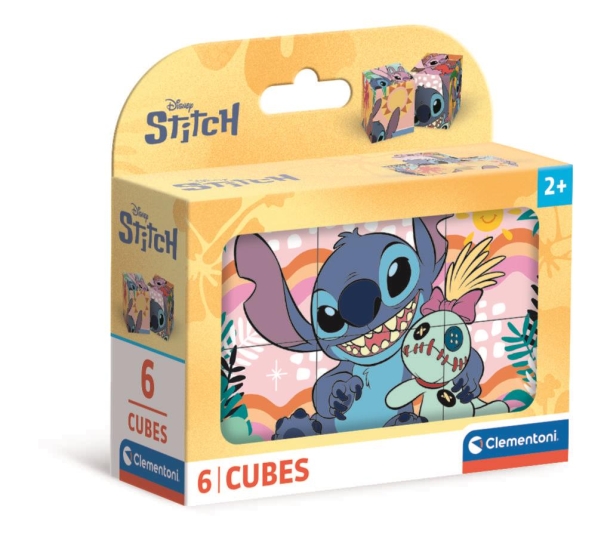 Cubi - Stitch, 6 Brikker