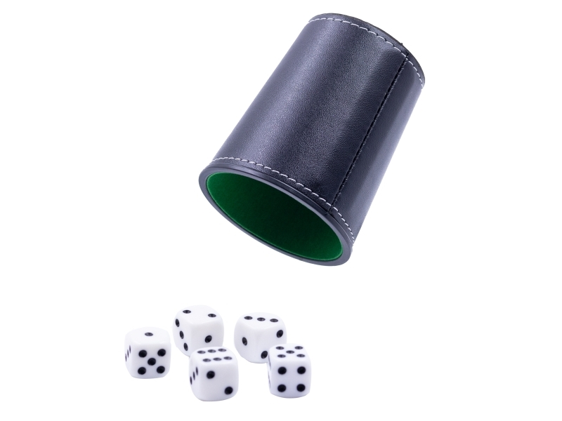 Deluxe Raflebæger M/5 Terninger