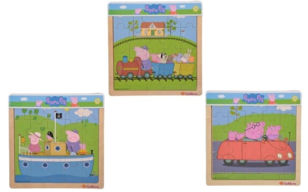 Gurli Gris Puzzle, 20 Cm, 3-Fach Sortiert