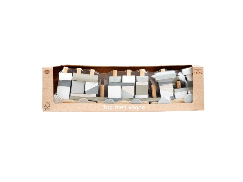 Impulse Toys Wooden train with carriages