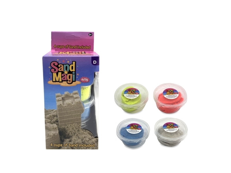Impulse Toys Sand Magi in Cups 4pcs 70g