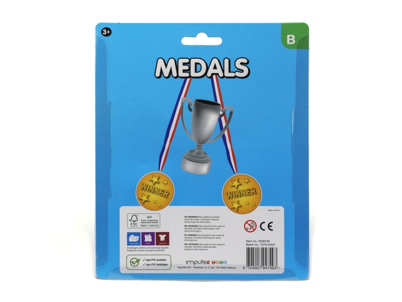 Impulse Toys Medals 3Pcs