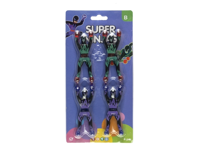 Impulse Toys Super Ninjas 4pcs