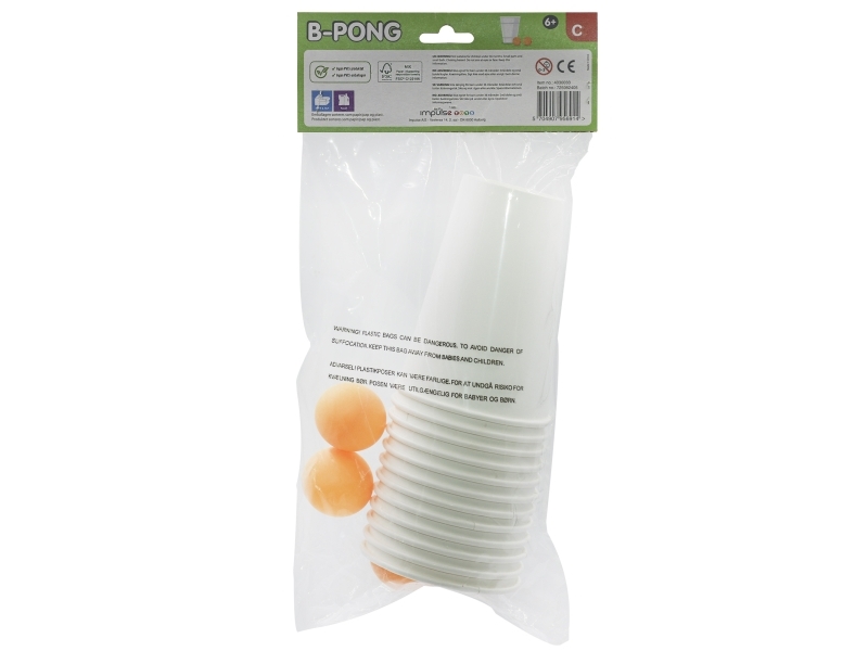 B-Pong-Set, 18-Teilig