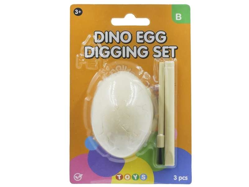 Dino Egg Digging Set 3pcs