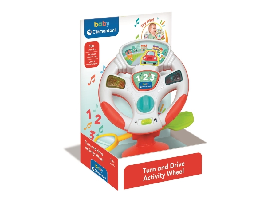 Clementoni Turn And Drive Activity Wheel